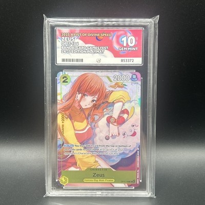 Zeus OP11-106 Official Playmat Bandai Card Games Fest 24/25 Edition ACE 10
