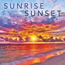 Carousel Calendars,  Sunrise Sunset 2026 Wall Calendar, 12'' X 12'', 16-Month Ca