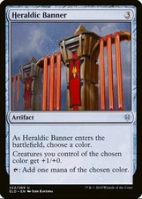 X 1 Heraldic Banner NM-M 222 Throne of Eldraine MTG Magic The Gathering