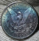 1881 Morgan Silver Dollar Brilliant Uncirculated Toned