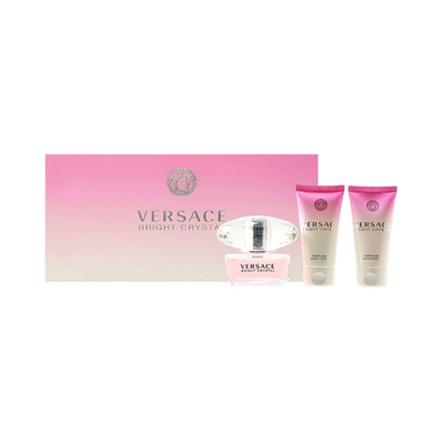 Versace Bright Crystal Eau de Toilette for Women 3-PC Mini Set Brand New