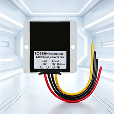 DC-DC 24V to 12V Step-Down Converter 20A 240W Car Power Supply Module Regulator