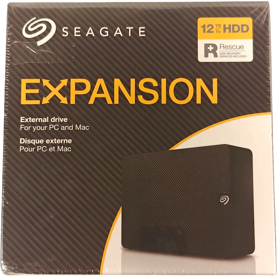 Seagate Expansion 12TB Desktop HDD External USB 3.0 w/ Rescue STKP12000400 - Image 2 of 4