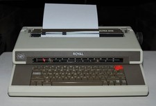 Royal Model Alpha 2001 Portable Electric Typewriter with Case thumbnail