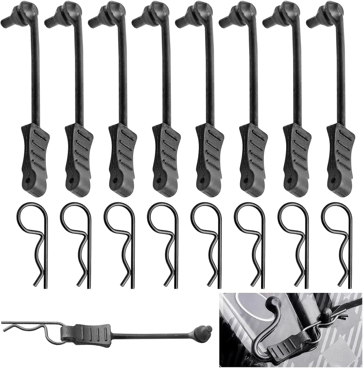 Body Clips And Retainer For All 1/10 1/12 Scale