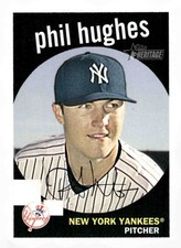 2008 Topps Heritage #92 Phil Hughes