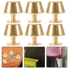 10 Pcs Handbag Bottom Nails Hardware Screw Back Purse Feet Rivets