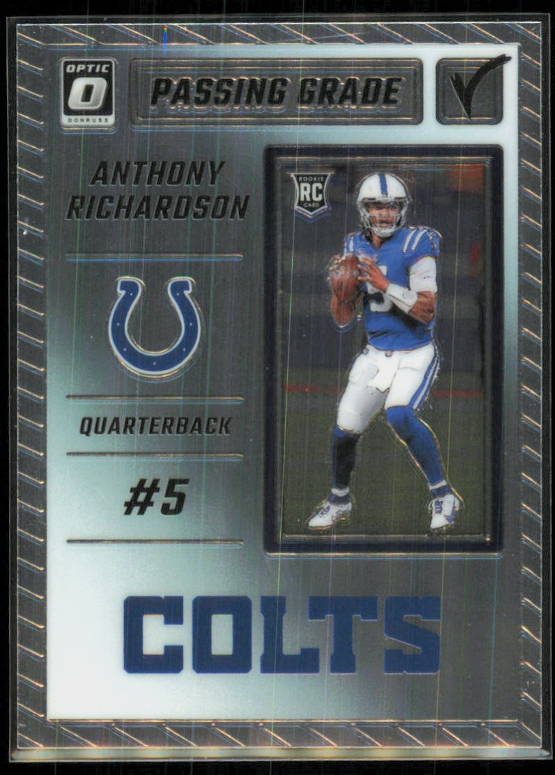 2023 Panini Donruss Optic Passing Grade Anthony Richardson Rookie #PG-ARI