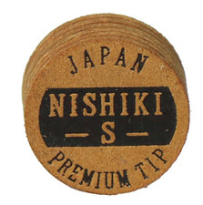 NBT-S Nishiki Tan Tip Soft for Billiards and Pool Cues - Made in Japan