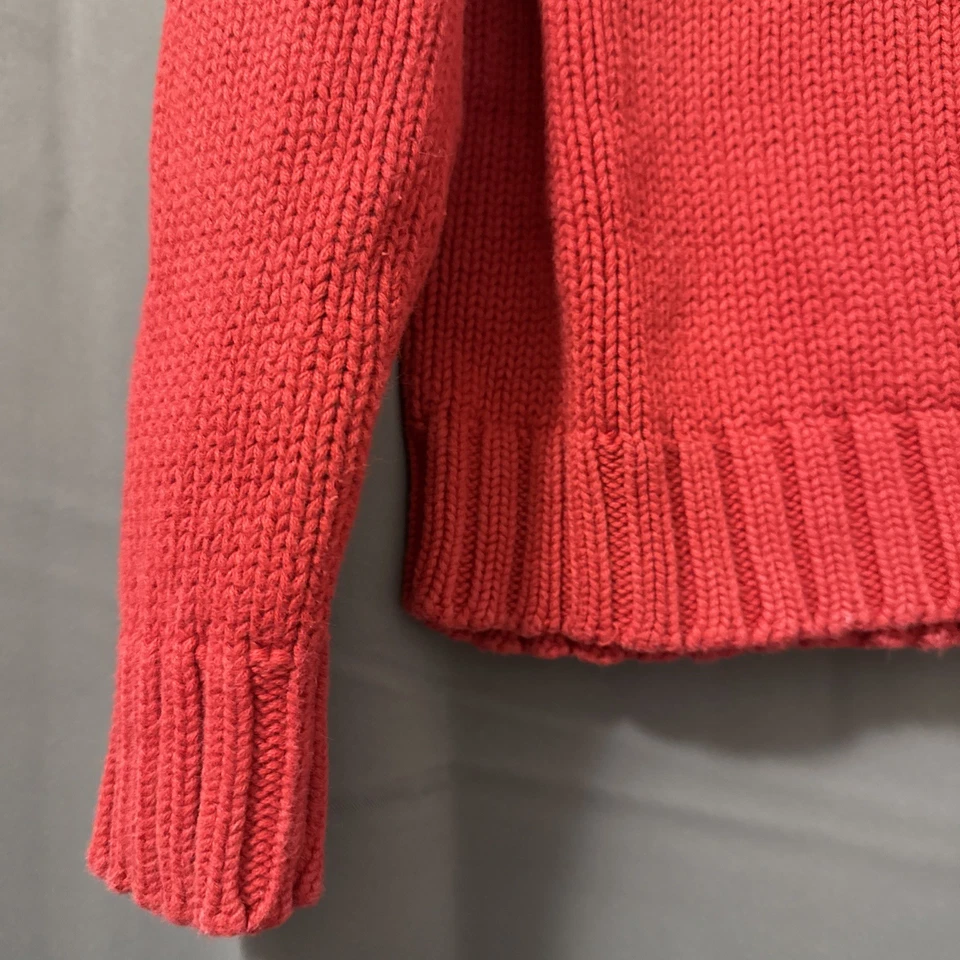 Ralph Lauren Polo Kids Sweater Red With American Flag Size 5 100% Cotton - Image 3 of 4