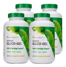 Youngevity GlucoGel Ultimate Gluco Gel 240 each, total 960 capsules 4PACK DEAL 