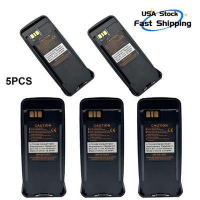 5x PMNN4077 3200mAh USB Charging Battery For XPR6350 XPR6550 XIR P8268 DP3400