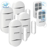 TüRalarm Fensteralarm 130Db Sirene Drahtlos Mit 2 Fernbedienungen Home Security