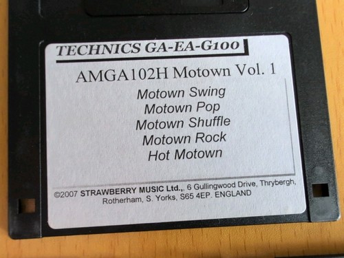 Vintage Music Floppy Disks Collection for Technics GA - EA - G100 - 第 5/8 張圖片