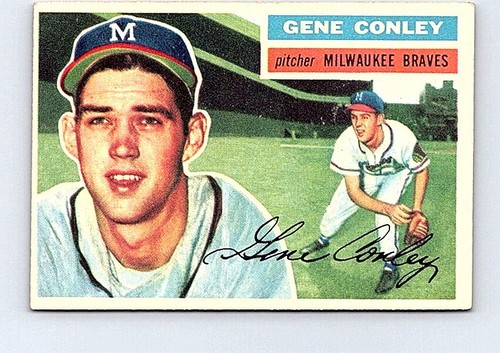 1956 Gene Conley [Gray Back] #17