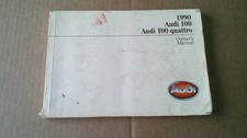 1990 Audi 100 Audi 100 Quattro Owners Operating Guide Manual Oem Original