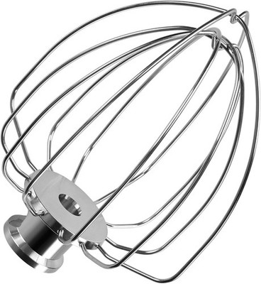 KitchenAid K45WW 6-Draht Schneebesen für 4,5-5 Quart Neigbarer Mixer Ei Sahne Schneebesen Aufsatz
