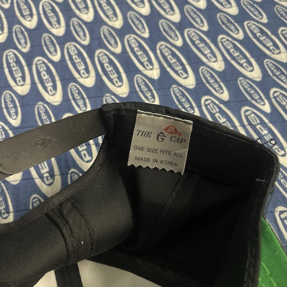 Vintage The G Cap Youngan San Jose Sharks Black SnapBack Chomp Bite NWT - Image 4 of 4