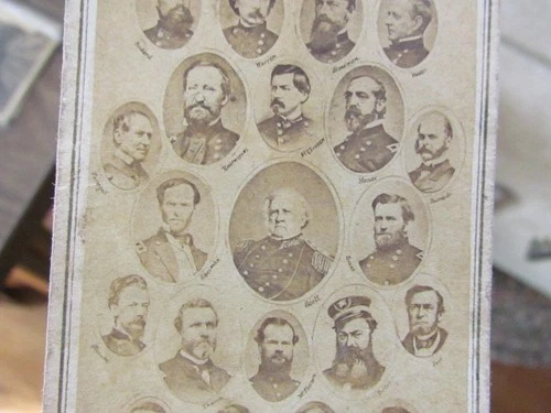 Civil War Union Generals & Admirals cdv photo by Morse's Gallery in Nashville TN