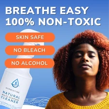 Hypristine Natural Multipurpose Surface Cleaner, 32 fl oz Spray Bottles, 4 Pack