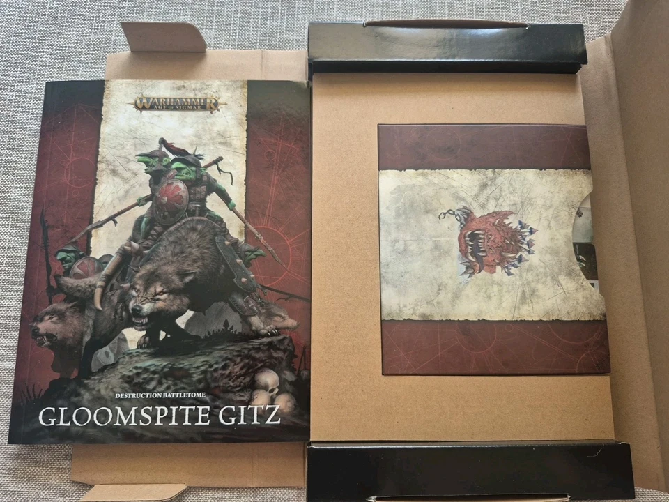Battletome Gloomspite Gitz Gamer's Edition Book & Data Cards Pack New FREE P&P  - Image 2 of 3
