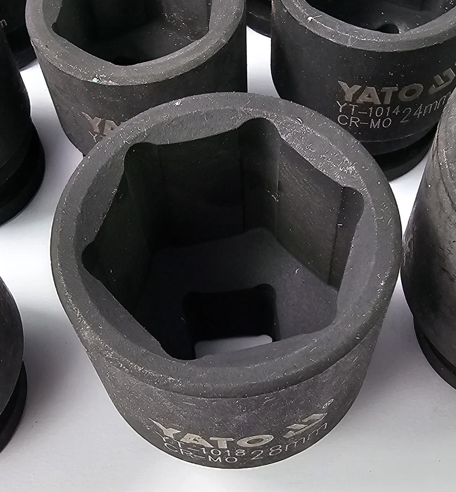 Kraftnuss 1/2" Kraft Stecknuss Einsatz Schlagschrauber Steckschlüssel 10-32 mm - Bild 3 von 3