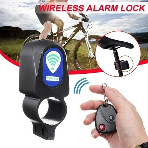 High Quality Wireless Alarm Lock Bike Security System Waterproof Black Dustproof - Picture 2 of 12