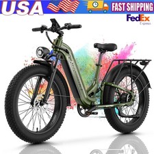 20" 1800W 36Mph Electric Bike Mountain Bicycle Fat Tire E-bike for Adults Aipas