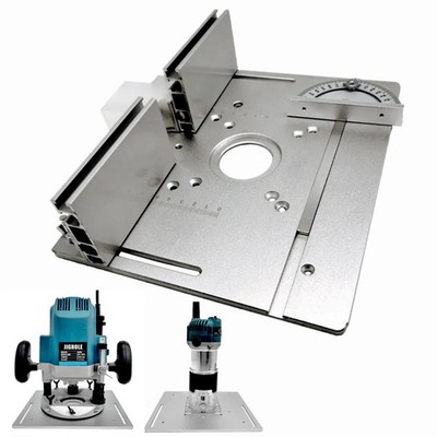 New Router Table Insert Plate for Woodworking Benches Router Table w/ Miter Gaug