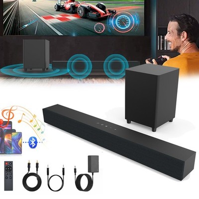Bluetooth Speaker Soundbar with Subwoofer for TV Home Theater Deep Bass SoundBar
