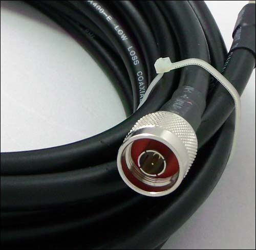 RP-SMA Stecker N-Stecker 400 Grad Koaxial Wi-Fi Antenne Verlängerungskabel 5m 16 Fuß Alpha - Bild 3 von 4