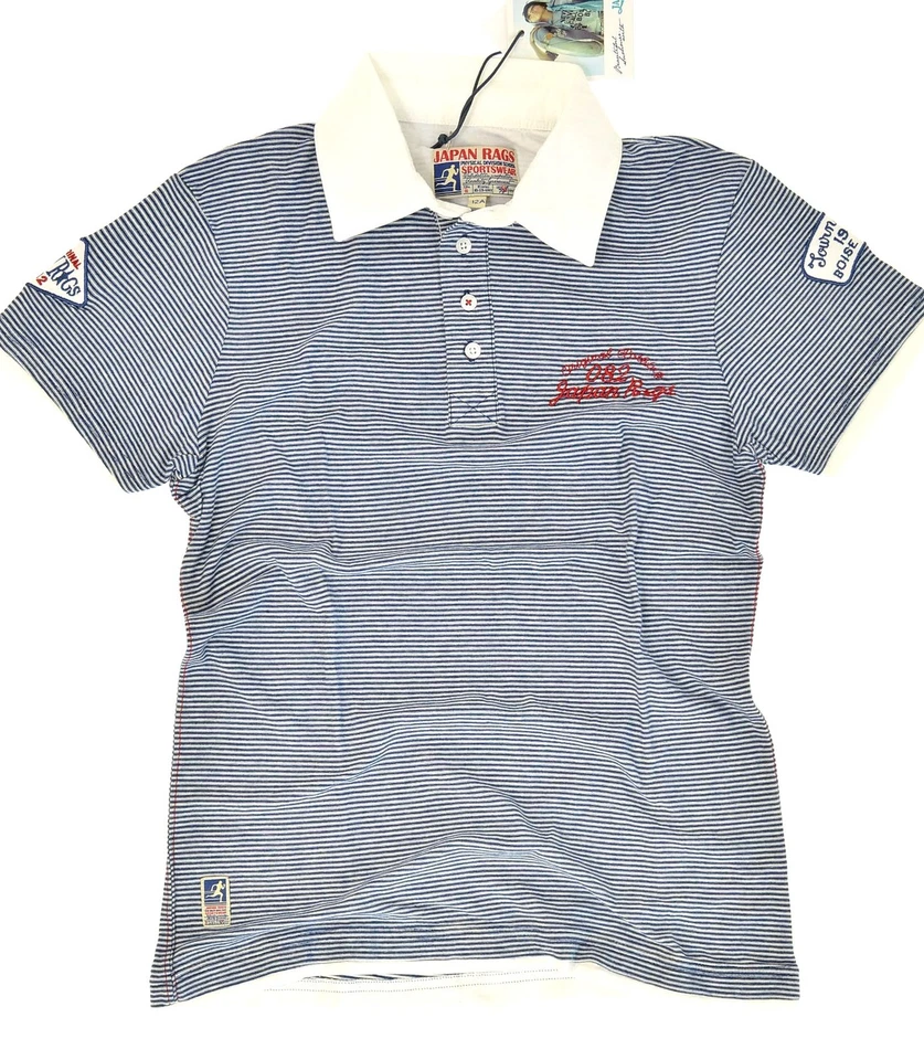 JAPAN RAGS gestreiftes Jungen Poloshirt T-Shirt   div. Größen  Neu m.Et. - Bild 1 von 1