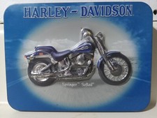 Harley Davidson Springer Softail Playing Collector Tin Playing Cards