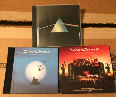 Pink Floyd David Gilmour 3 CD Lot On an Island Live in Gdansk Dark Side of the M