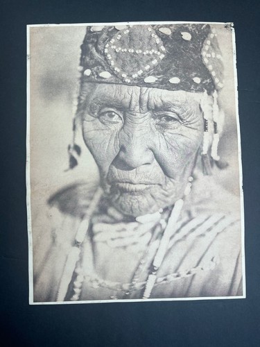 Wife of Modoc Henry Klamath Native American Photo Photograph Old Vintage Indian - Picture 2 of 9