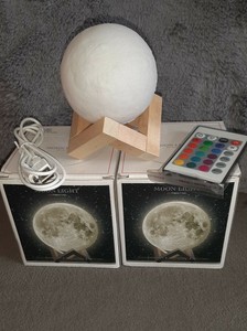 Moon Light Led Lampe 2 Stuck 8cm Durchmesser Ebay 
