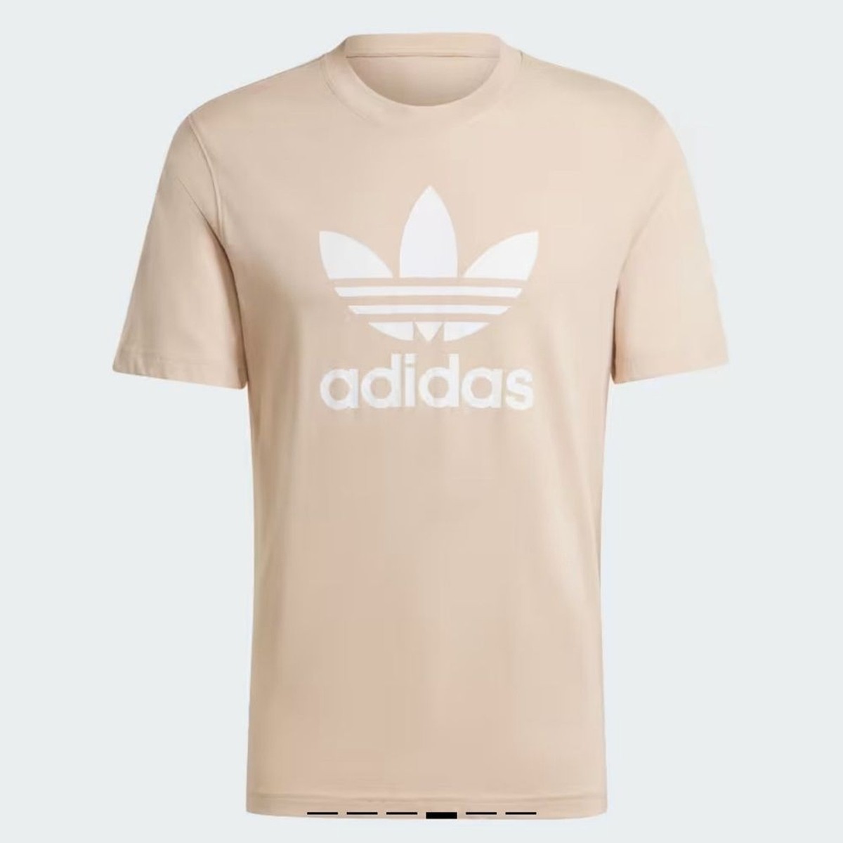 Adidas Men's ADICOLOR TREFOIL TEE Magic Beige Size Small | eBay