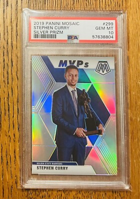 その他 2019 Silver Prizm Stephen Curry PSA 10 2019 Panini Mosaic Stephen Curry Silver Prizm MVPs PSA 10 Gem Mint
