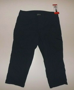 EDDIE BAUER Blue Rainier Hiking Capris Size 10 Medium Indigo Active NWT Womens 811557031122 | eBay