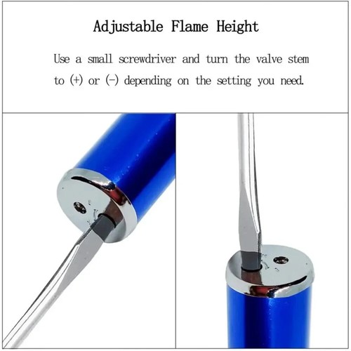 New All-in-1 Pipe Windproof Click Butane Refillable Torch Lighter Click-N-Hit - Picture 11 of 31