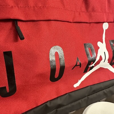Nike Air Jordan Jumpman Sport Duffel Bag Gym Red Shoe Garage