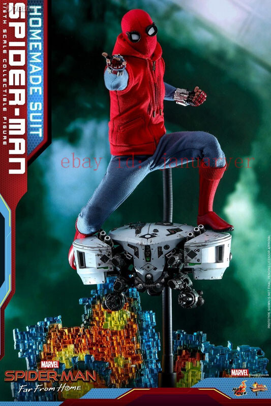 SPIDER-MAN HOMEMADE SUIT hot toys 開封美品 Hot Toys MMS414 Spiderman Homecoming Homemade Suit 1/6