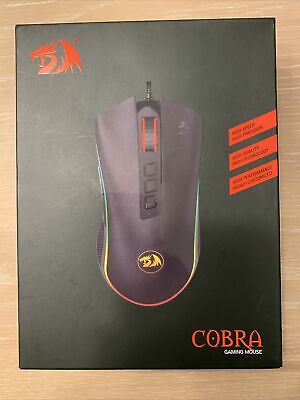 Redragon M711-FPS Cobra FPS Gaming Mouse with 24,000 DPI, 7 Programmable  Buttons, 16.8 Million RGB Color Backlit, wired gaming mouse