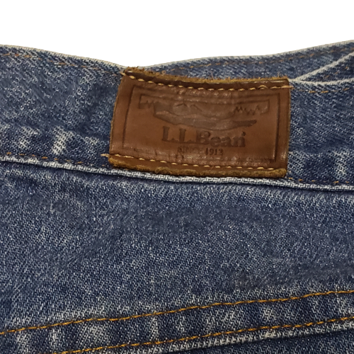 LL Bean Double L Fleece Lined Classic Fit Jeans Blue 14MT RM71341 eBay