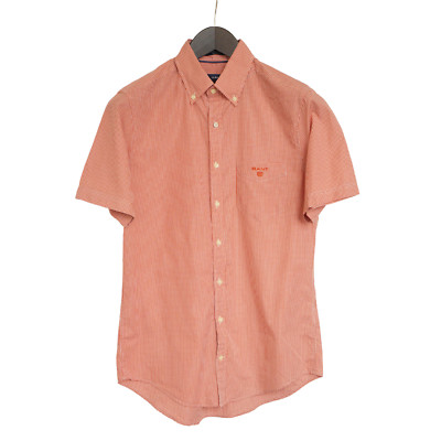 Men GANT Sunrise Poplin Shirt Short Sleeves Regular Fit Size S XME710