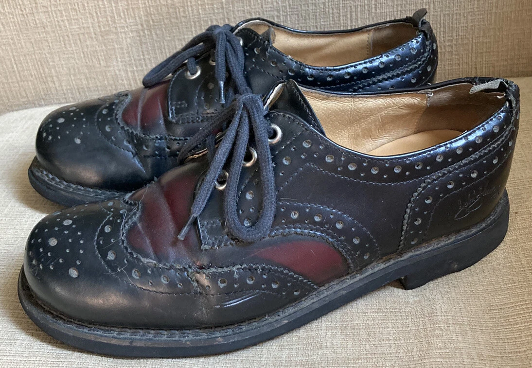 John Fluevog Classics 509057 Men s 6.5 Chunky Dress Shoes Black Red Poland