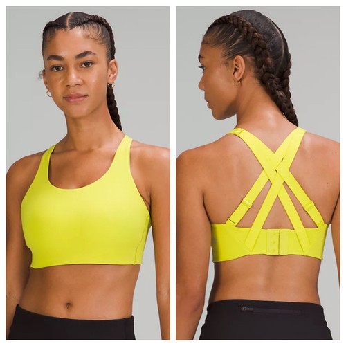 yellow lululemon sports bra