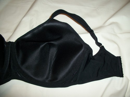 LEADING LADY UNDERWIRE BRA SIZE 40F STYLE #5028 BLACK COLOR PADDED CUPS NWOT - Picture 5 of 6
