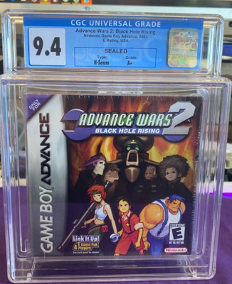 Advance Wars 2: Black Hole Rising Nintendo Gameboy GBA CGC Graded 9.4 A+