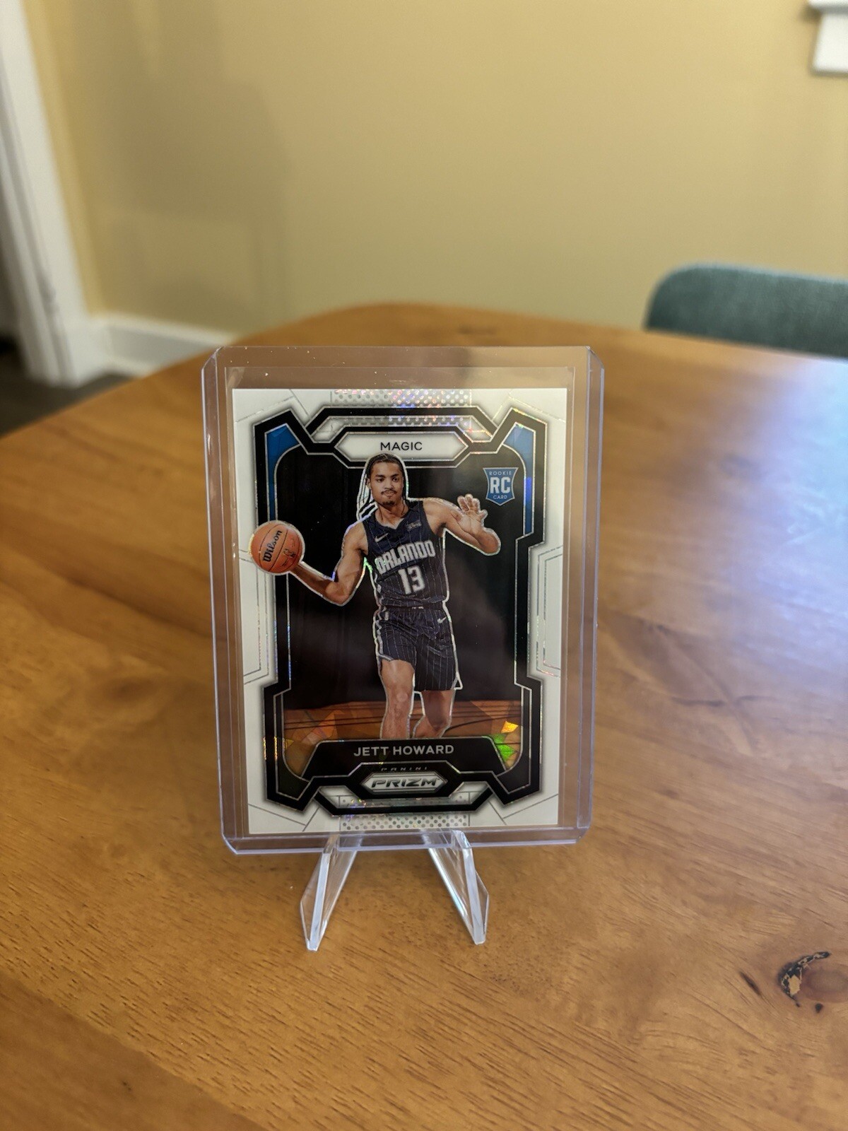 2023-24 Panini Prizm - White Ice Prizm #132 Jett Howard /35 (RC)
